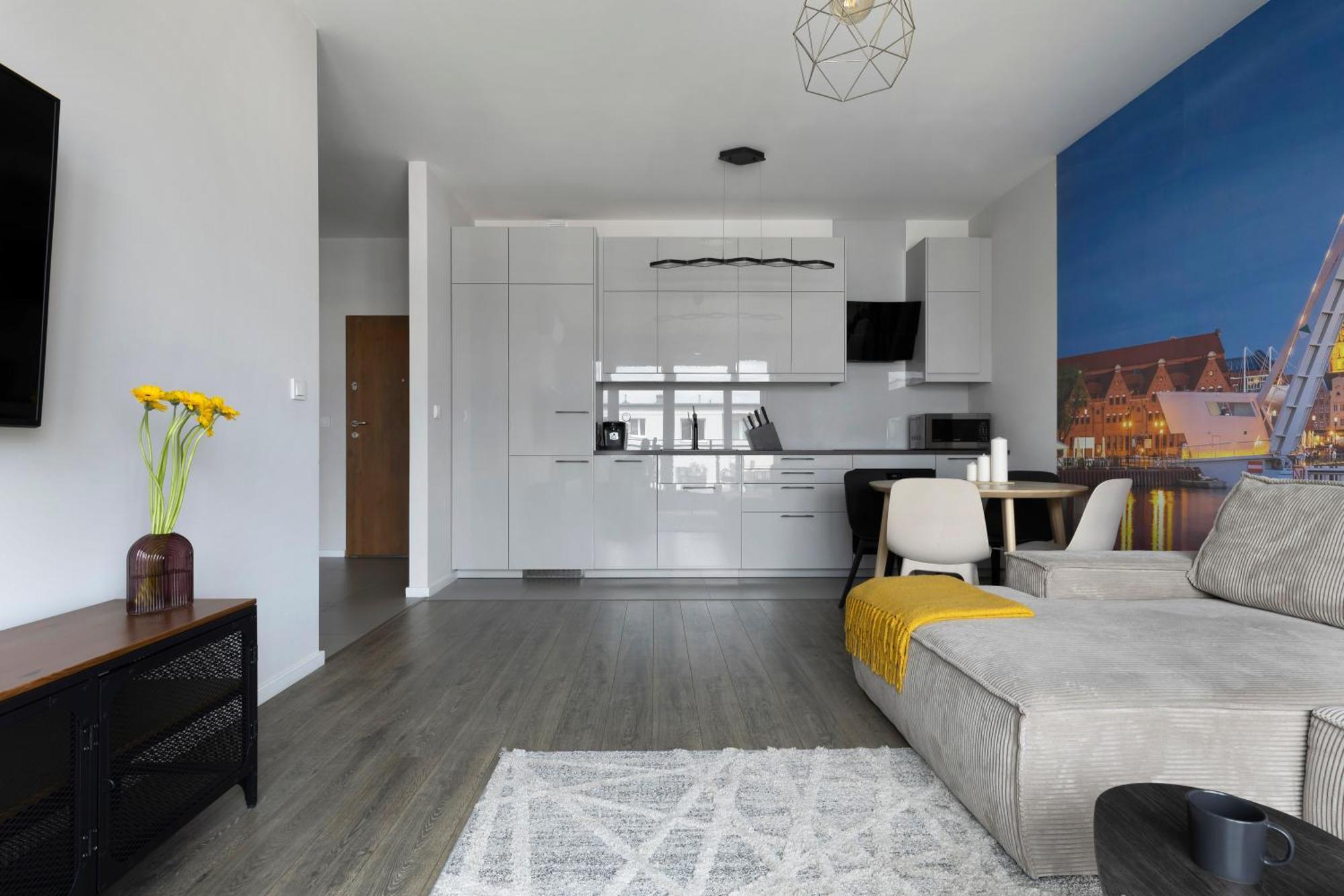 Blue Raven Downtown Apartments Гданьск Экстерьер фото